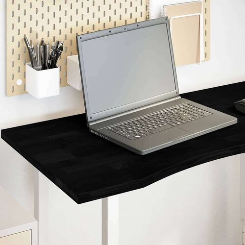 vidaXL Mizna plo&scaron;ča temno rjava 100x60x2,5 cm trdna hrastovina Cene