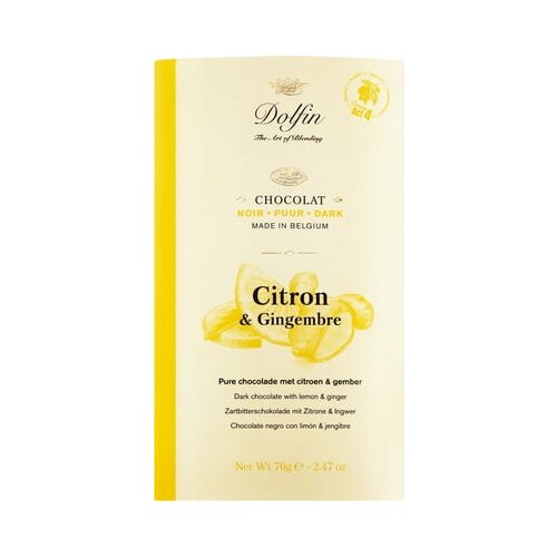 Dolfin Temna čokolada z limono in ingverjem Cene