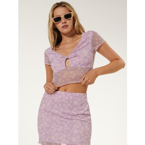 Sinsay Crop top cvjetna uzorka Slike