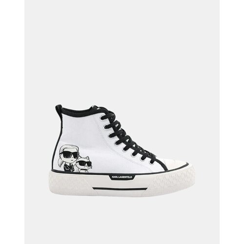 Karl Lagerfeld Modne superge KL60654T KAMPUS MAX III Bela Slike