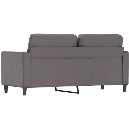  Dvosjed od tkanine siva 140 cm od umjetne kože Slike