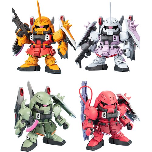  Gundam SEED Destiny ZAKU Series Set BB Senshi plastični model 8cm Cene