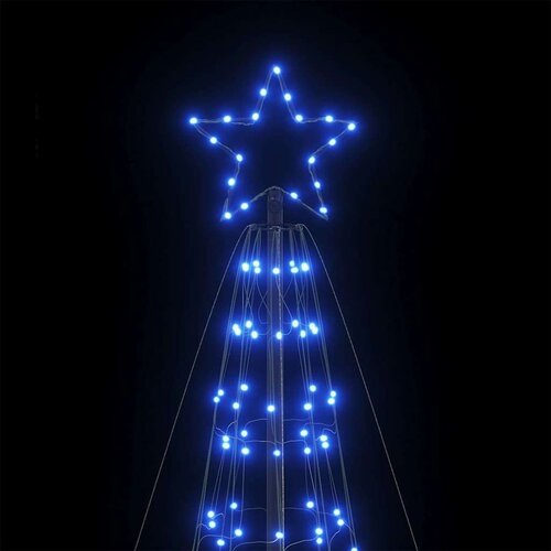 VidaXL LED božićno drvce sa &amp;scaron;iljcima 1534 LED plavo 500 cm Slike