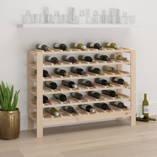 vidaXL stalak za vino 109,5 x 30 x 82 cm od masivne borovine Cijene
