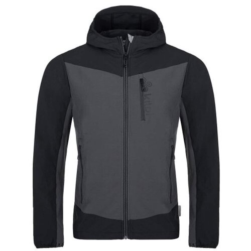 Kilpi Men&amp;#039;s softshell running jacket BALANS-M dark gray Slike