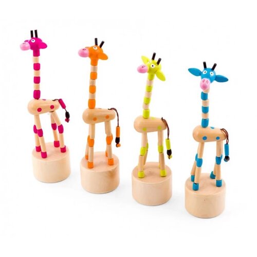 Pino drvena igračka sa zglobom žirafa Slike