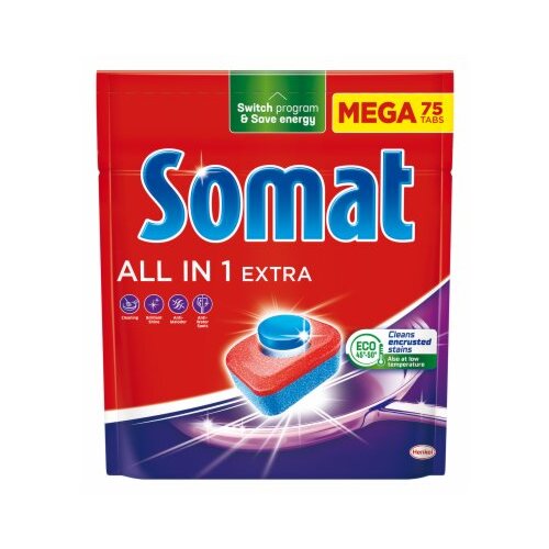 Somat tablete za suđe all in one extra 75/1 Cene