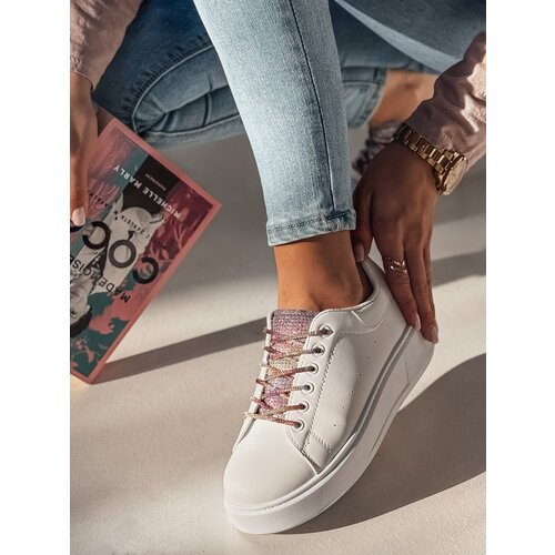 DStreet Sneakersy damskie UNISTEP białe Cene