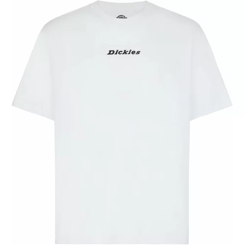 Dickies Pamučna majica ENTERPRISE TEE SS za muškarce, boja: bijela, s tiskom, DK0A4YRN