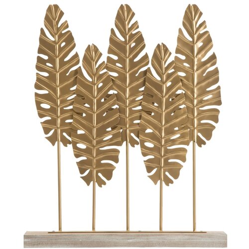 Mauro Ferretti dekorativna figurica v zlati barvi Long Leaf Cene