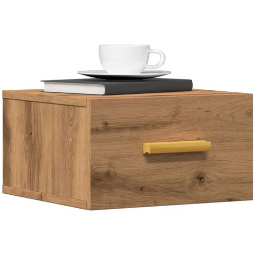 VidaXL Stenska nočna omarica artisan hrast 35x35x20 cm Slike