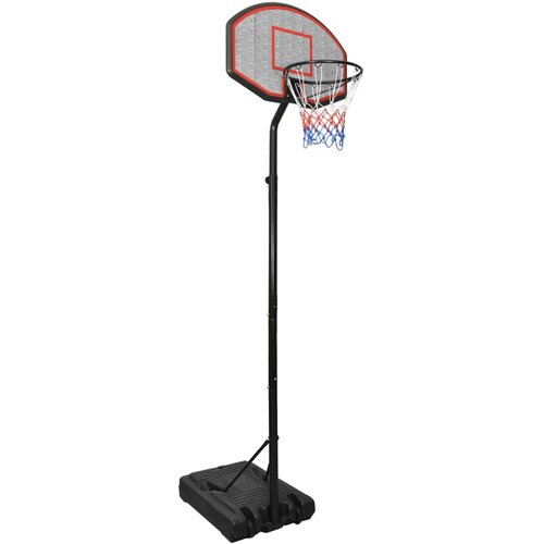 VidaXL Ko&amp;scaron;arka&amp;scaron;ki stalak crni 282 - 352 cm od polietilena Slike
