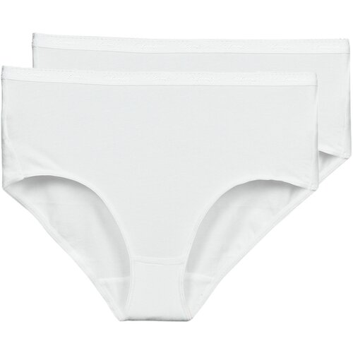 Playtex Hlačke SLIP MIDI X2 Bela Slike