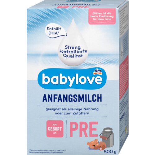 Babylove početno zamensko mleko PRE, početna formula za odojčad, od rođenja 0.5 kg Slike