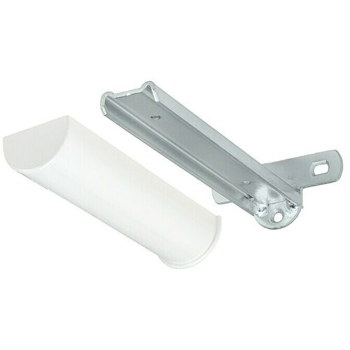 STABILIT Dizajnerski nosač police (185 x 82 x 38 mm, Opteretivost: 55 kg, Srebrne boje) Slike