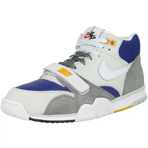 Nike Sportswear Visoke tenisice 'Air Trainer 1' plava / siva / prljavo bijela / bijela