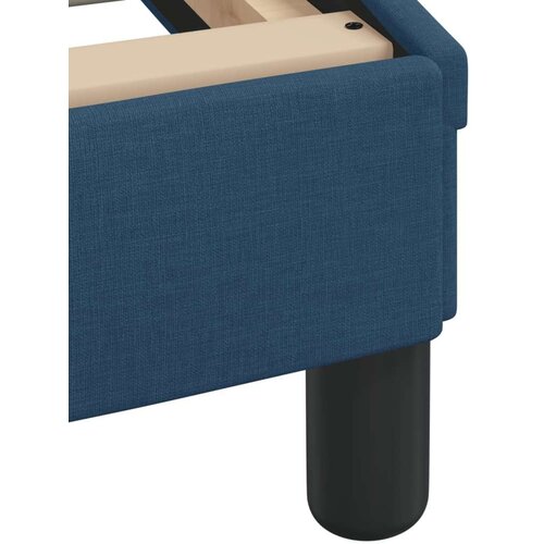 VidaXL Okvir za krevet s uzglavljem plavi 160 x 200 cm od tkanine Slike