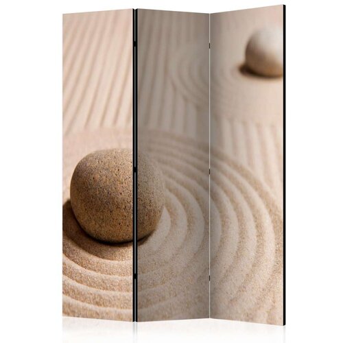  Paravan u 3 dijela - Sand and zen [Room Dividers] 135x172 Slike