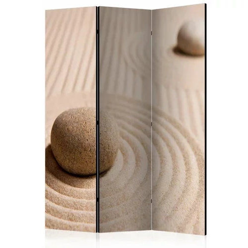  Paravan u 3 dijela - Sand and zen [Room Dividers] 135x172