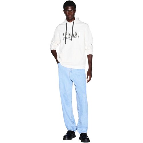 Armani Exchange Puloverji XM003429 AF10830 Bela Slike