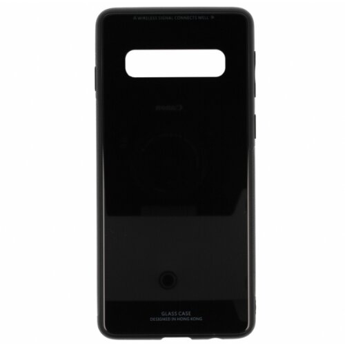 Nillkin glass silikonski ovitek za samsung galaxy S10 G973 - črn Slike