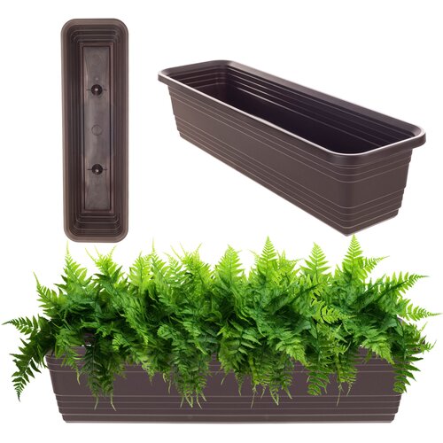 KADAX balkonski cvetlični lonec 60 cm moka cvetlični lonec (5000353589) Slike