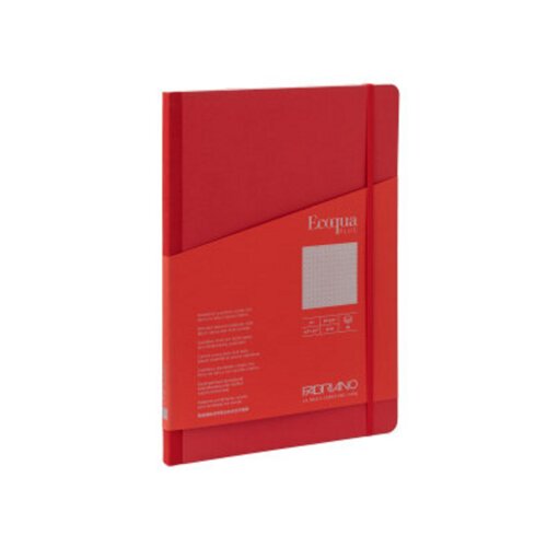 Fabriano notes Ecoqua plus pocket &amp;scaron;iven s platnenim rubom 9x14 90g 80l crte lampone 19914009 Slike