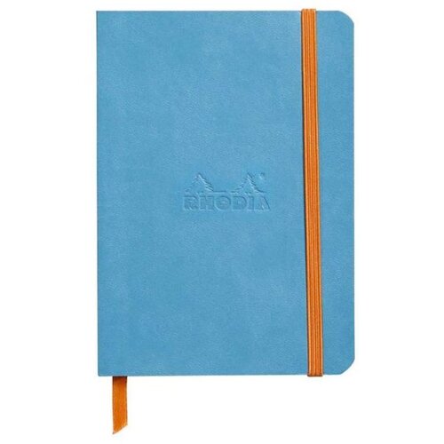  Notes A6, Rhodiarama soft, s gumicom, diktando crte, tirkizni Cijene