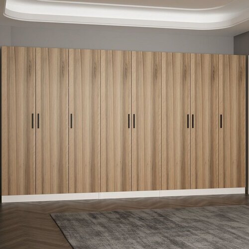 Hanah home Ormar Noah-8229, 360x210x35 cm, Boja hrasta Cijene