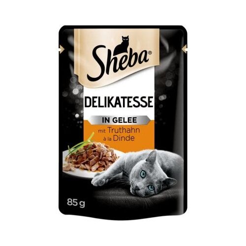 Sheba cat fine flakes kesica ćuretina 85g hrana za mačke Slike