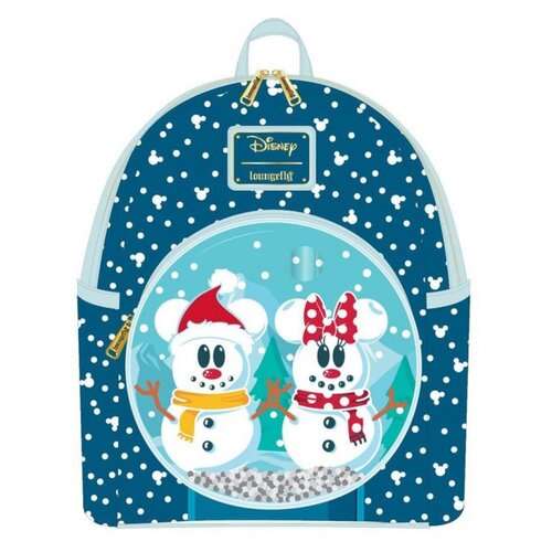 Disney Snowman Minnie Mickey Snow Globe Mini Backpack Cene