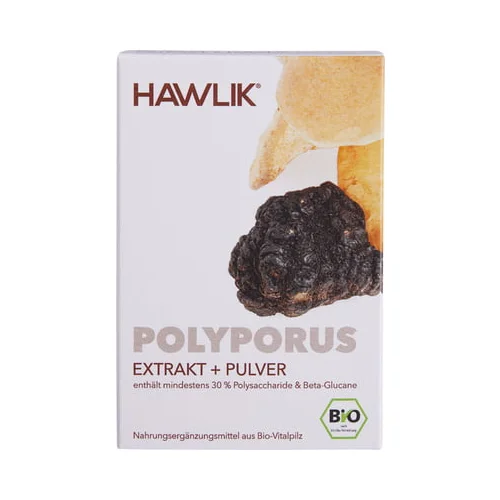 Hawlik polyporus ekstrakt + polyporus v prahu - organske kapsule - 60 kaps.