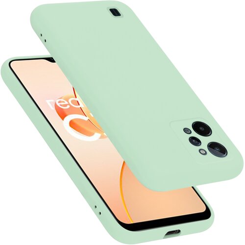 Cadorabo Ohi&scaron;je, združljiv z Realme v tekoči svetlo zeleni barvi - za&scaron;čitni pokrov iz fleksibilnega silikona TPU, (20694870) Cene