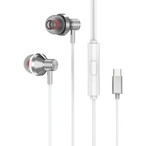 SLINK slu&scaron;alice sa mikrofonom in-ear USB-C, Type-C, SL-TPK03 white, 39568 Cijene