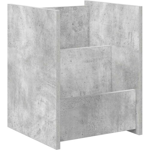  Bocni stol Betonski sivi 35 x 35 x 45 cm Konstruirano drvo Slike