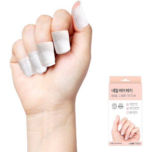 Wooshin Labottach Nail Patch regeneracijski hidrogel obliži za nohte 20 kos Slike