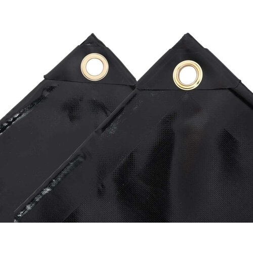VidaXL Cerada 650 g/m&amp;sup2; 3 x 6 m crna Slike