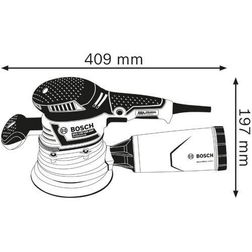 Bosch ekscentar brusilica GEX 40-150; L-boxx (060137B201) Slike
