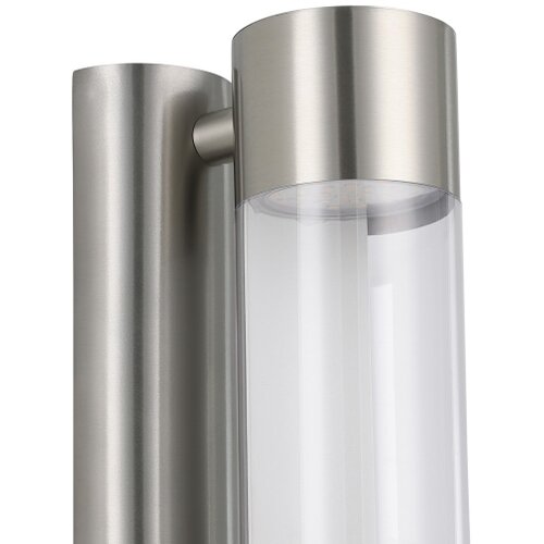 Eglo robledo spoljna zidna lampa/2, led, 2x3,7w, inox/plastika Slike