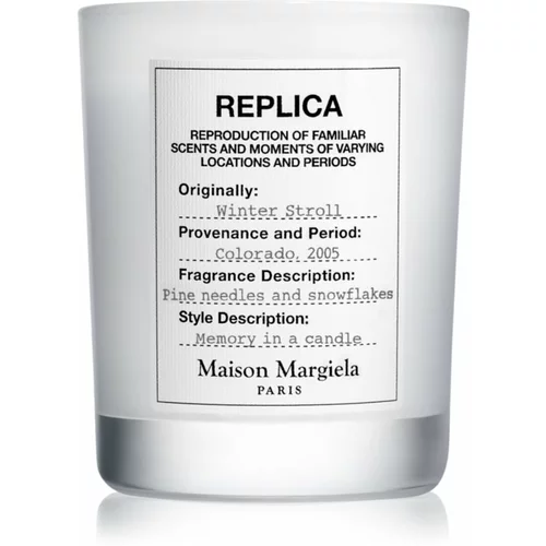 Maison Margiela REPLICA Winter Stroll dišeča sveča limitirana edicija 165 g