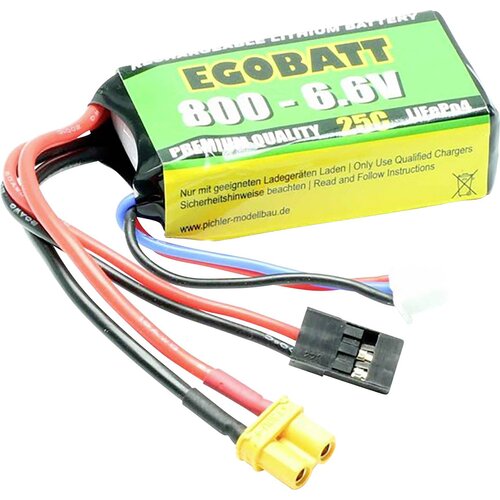 Pichler life akumulatorski paket za modele 6.6 V 800 mAh &amp;Scaron;tevilo celic: 2 25 C mehka torba JR\, XT30, (20439333) Slike
