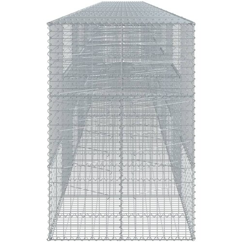  Gabionska ko&amp;scaron;ara s poklopcem 1200x100x150 cm pocinčano željezo Slike