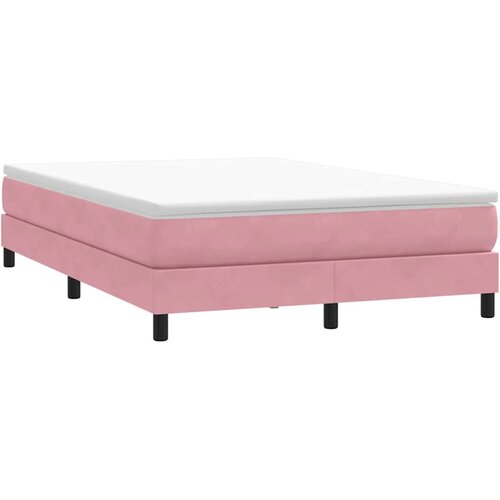 Box Spring krevet bez madraca ružičasti 160x210 cm samt Cijene