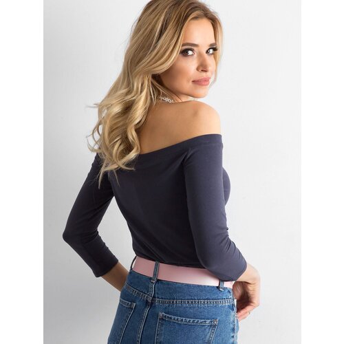BASIC Feel Good Blouse-RV-BZ-4692.22-graphite Cene