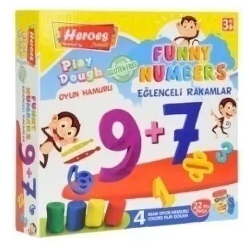 ER Toys Play-Dough: Heroes Zabavne &scaron;tevilke 22-delni komplet plastelina Cene