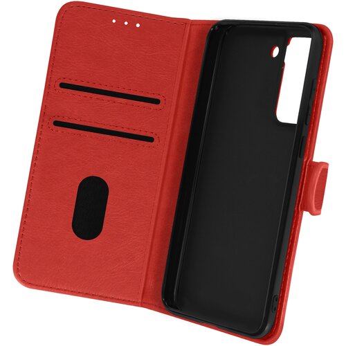 AVIZAR folio case samsung galaxy S21 fe z držalom za kartico - rdeca, (20616556) Cene