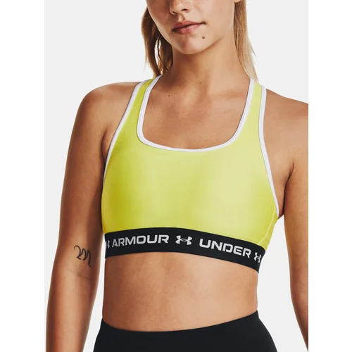 Under Armour Crossback Mid Bra-YLW - Women