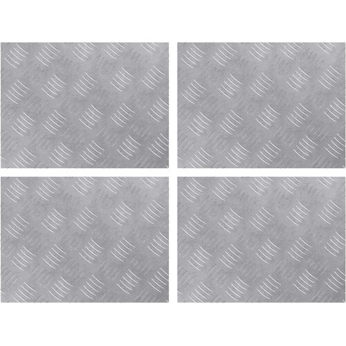  Stepenica Pravokutni 4 pcs Srebrno 40 x 30 cm Aluminij Cijene