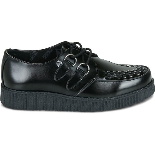 TUK Čevlji Derby Viva Flex Low Creeper Črna Slike