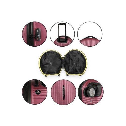 Zoozie Bags Putni kofer 2361, Ružičasto zlato Slike